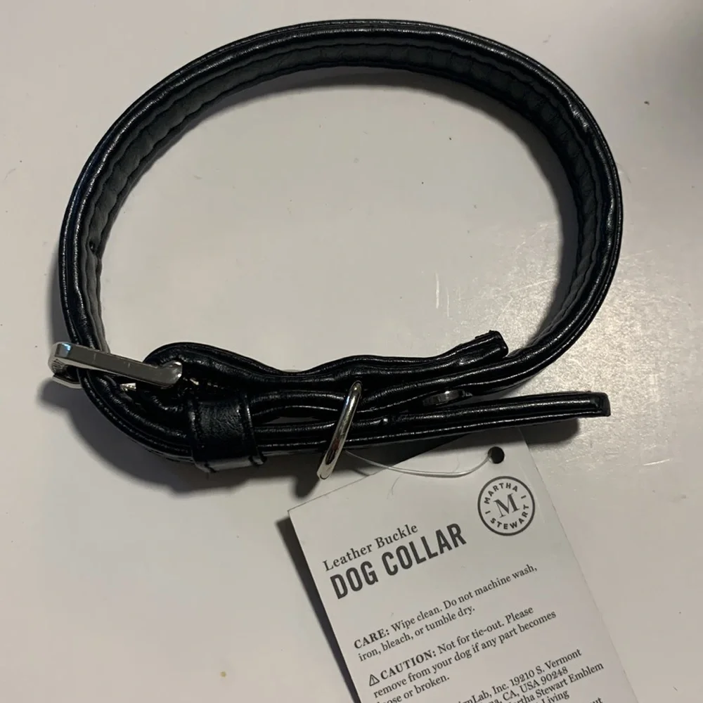 🎉HP🎉 Martha Stewart leather dog collar - Picture 5 of 5